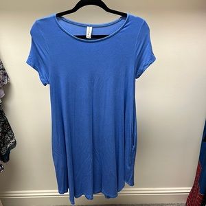 Blue dress